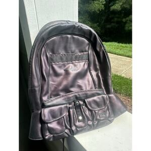 Vintage Oakley Utility Backpack Purple Metallic Graffiti Lined Y2K Techwear Skat